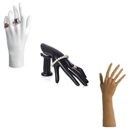 Présentoirs mains bijoux